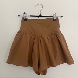 Offline by Aerie Real Me Flowy Tan Flowy Shorts (Sold Out Color)